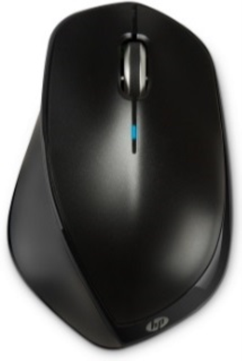 HEWLETT PACKARD Mouse HP X4500 ergonomico wireless nero metalizzato